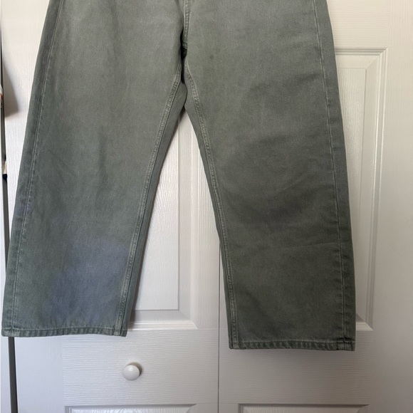 Free People Sage Green Boyfriend Jeans - Picture 10 of 11